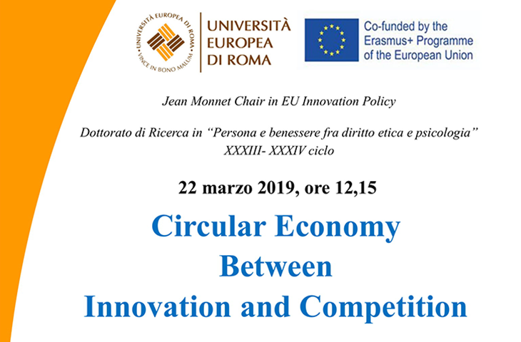 Lectio Magistralis su “Circular Economy Between Innovation and Competition”