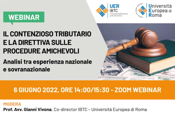 Webinar IBTC su contenzioso tributario