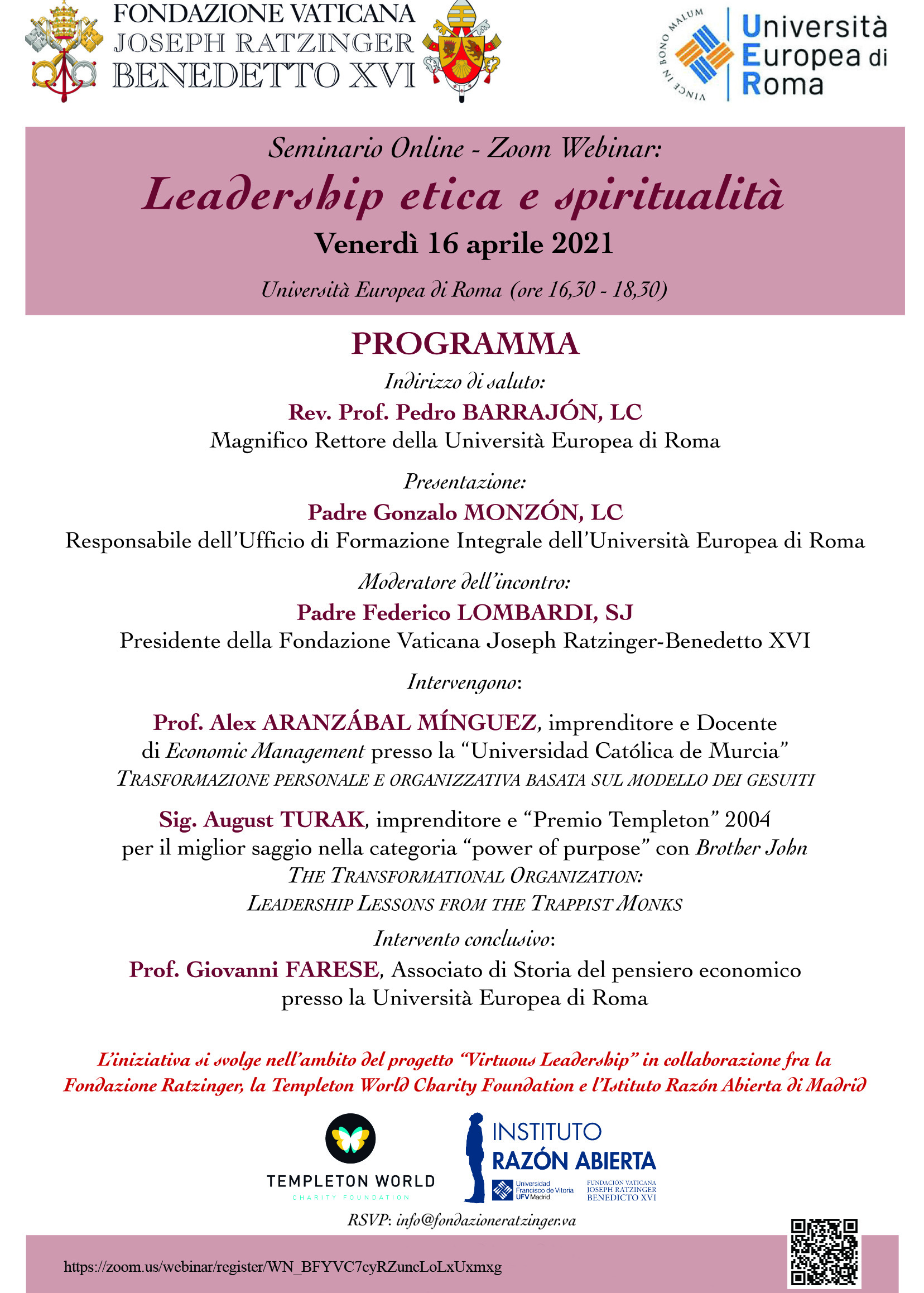 Leadership Etica e Spiritualità