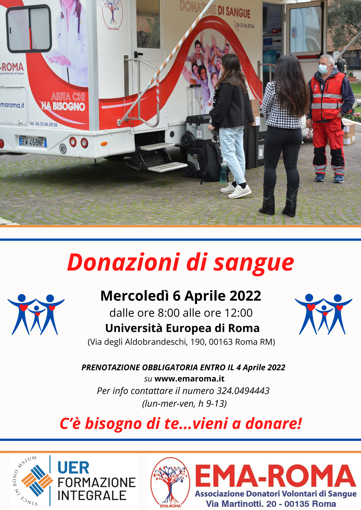 Una nuova giornata di donazione di sangue all’UER