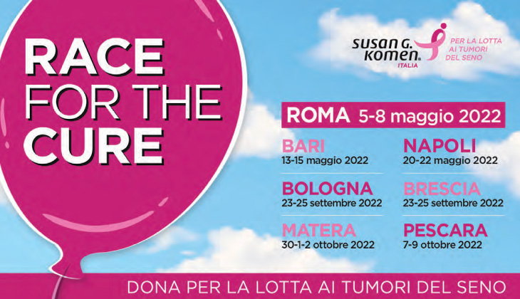 Partecipa con la squadra UER alla RACE FOR THE CURE!