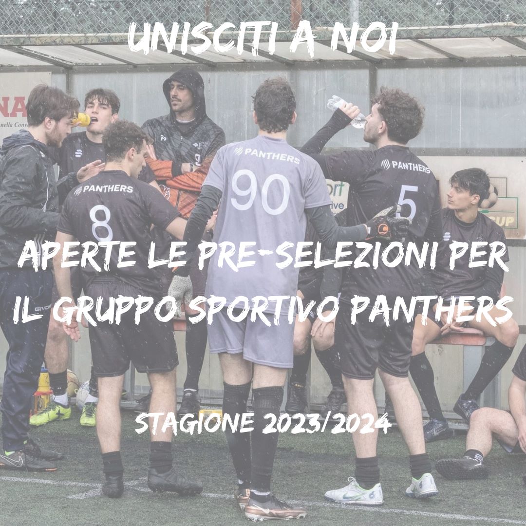 Vuoi entrare nel gruppo sportivo UER Panthers?