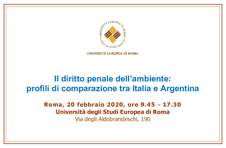 Giornata di diritto comparato penale italiano ed argentino