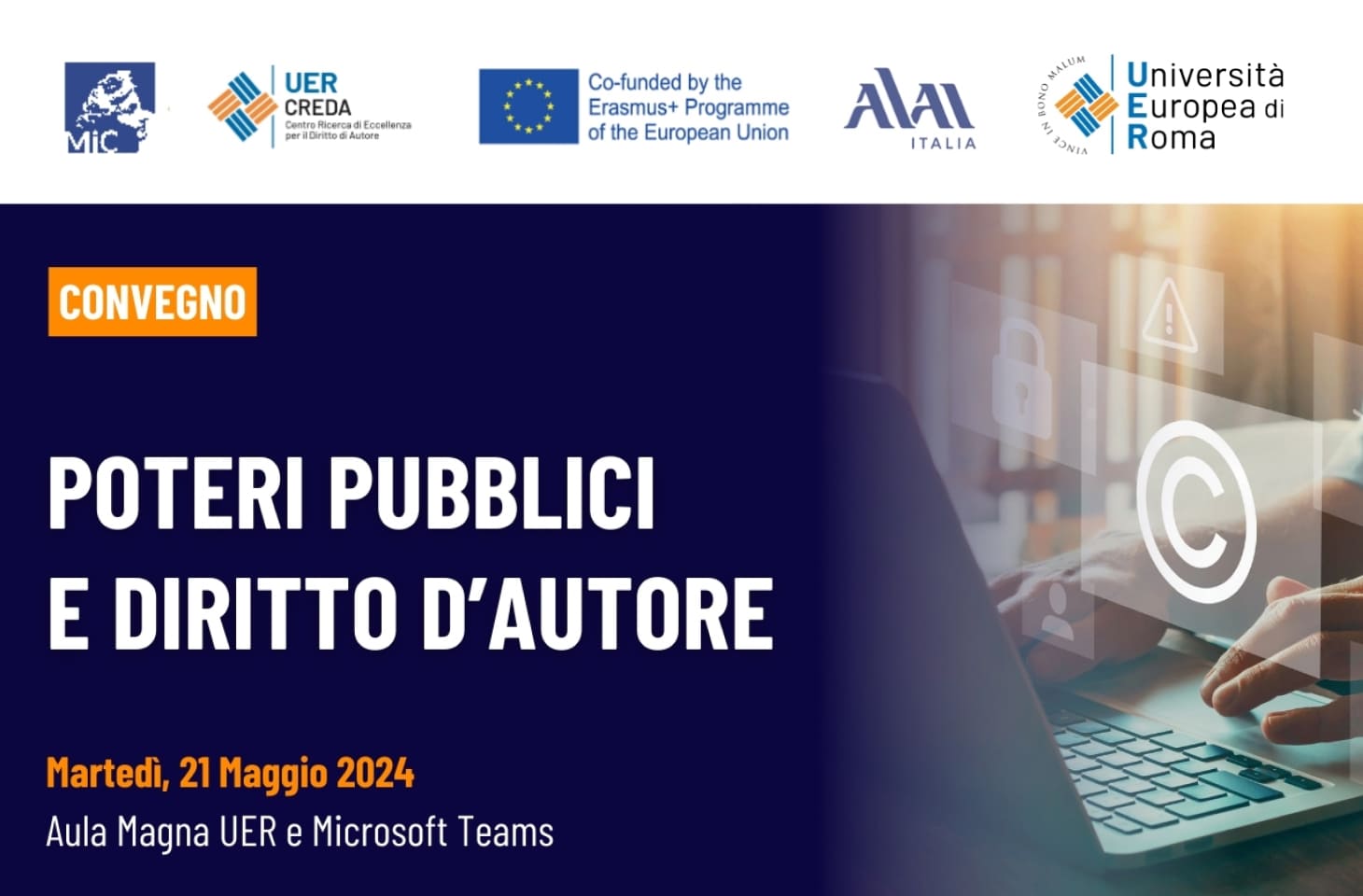 Convegno sui poteri pubblici e il diritto d’autore