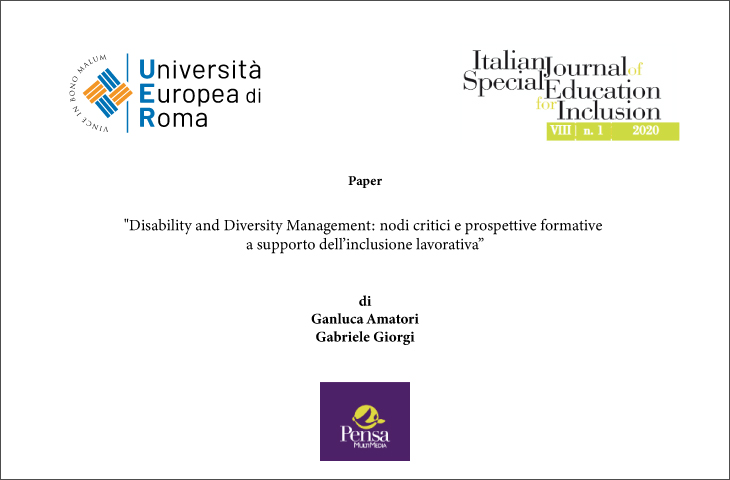 Paper su Disability Management – convegno a ottobre 2020