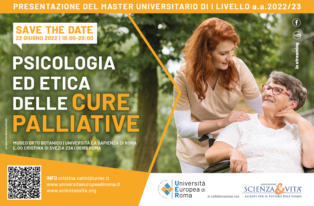 Master in Psicologia ed Etica delle Cure Palliative