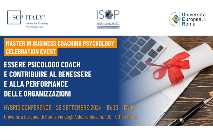 Evento conclusivo Master in Business Coaching Psychology