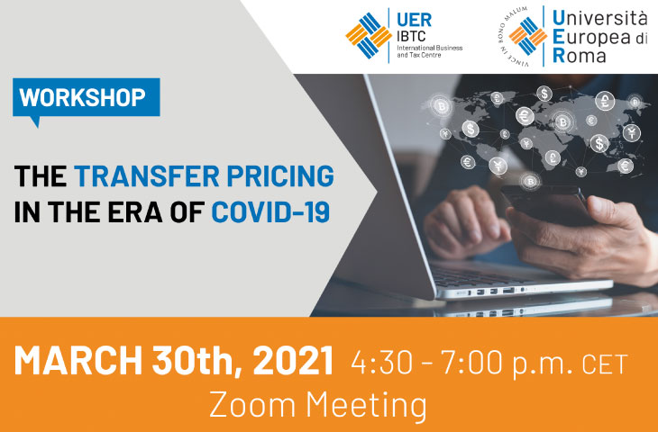 Workshop The Transfer Pricing in the Era of Covid