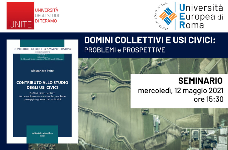 Seminario online – Domini collettivi e usi civici: problemi e prospettive