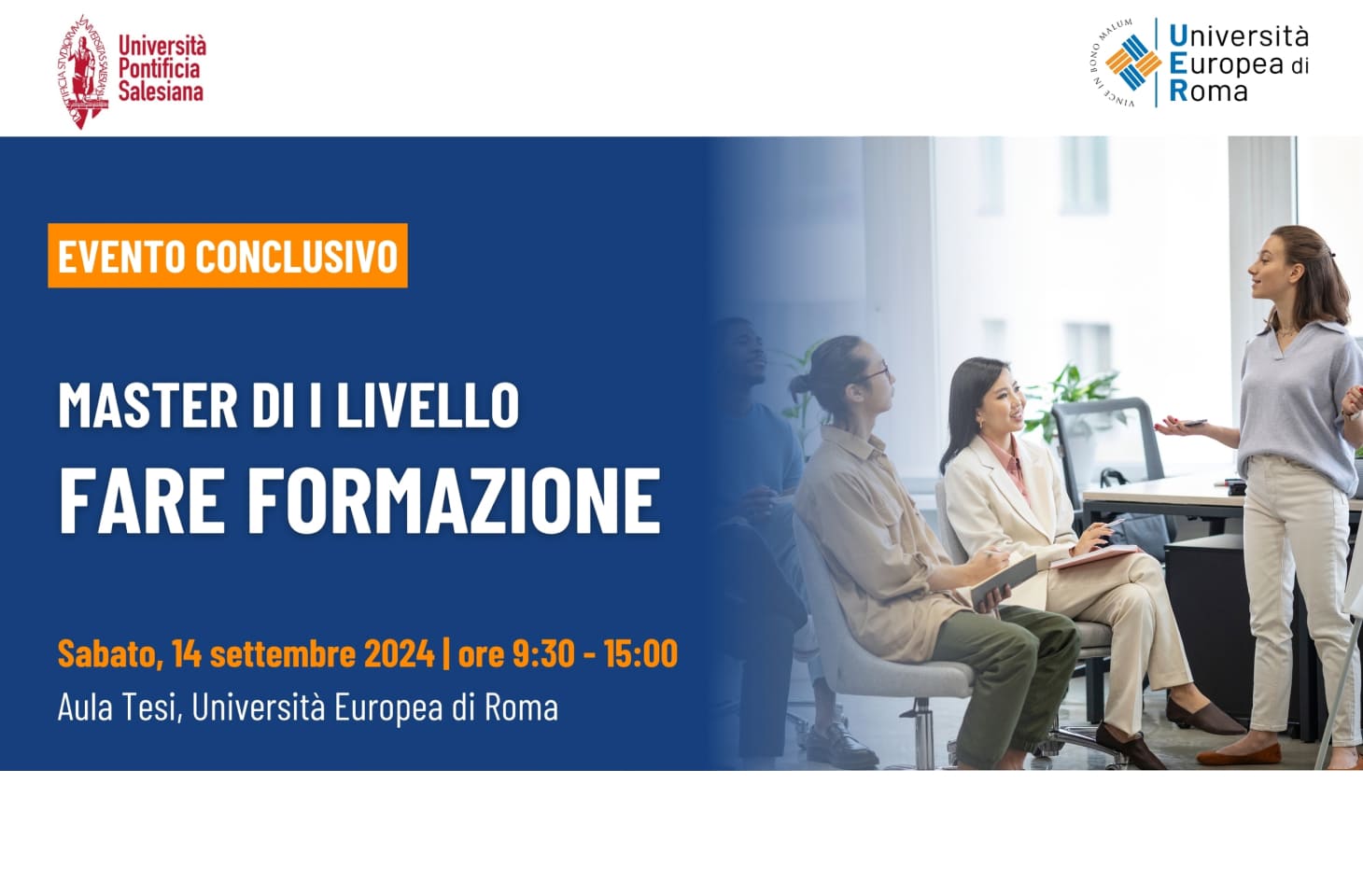 Evento conclusivo del Master “Fare Formazione”