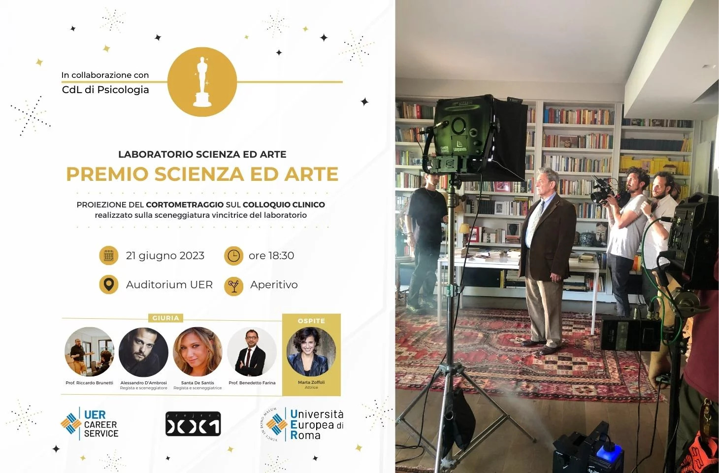 Cortometraggio e premio Scienza e Arte