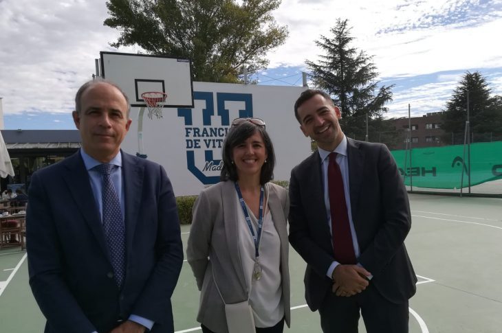 Il Prof. Aniello Merone in visita alla Università Francisco de Vitoria – UFV