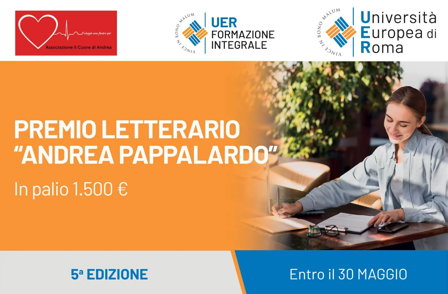 Concorso letterario Andrea Pappalardo – Premio di euro 1.500