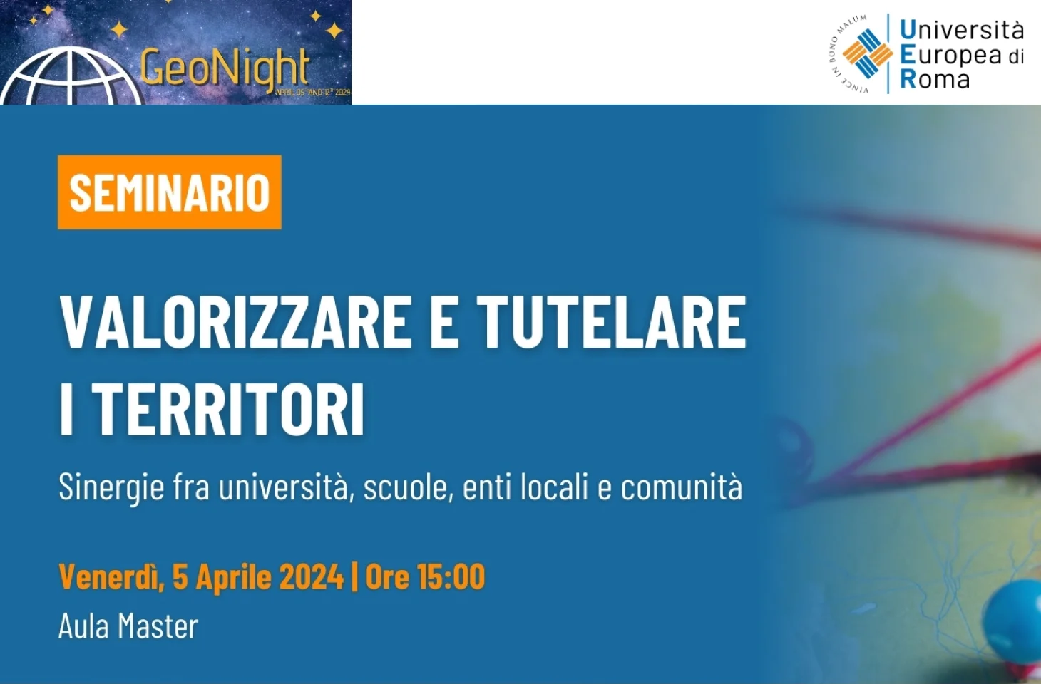 Seminario “Valorizzare e tutelare i territori”