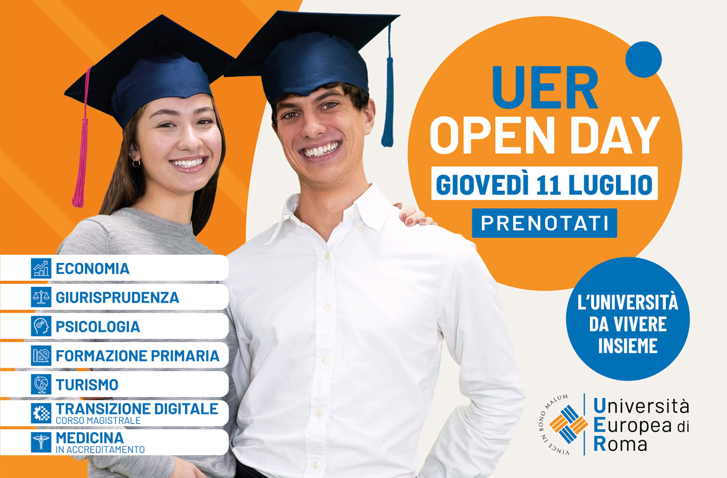 Open Day 11 Luglio per tutti i Corsi di Laurea