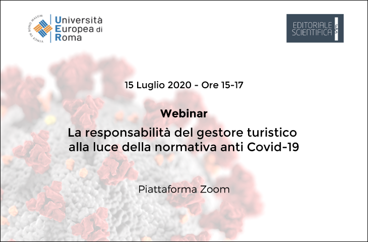 Webinar – La responsabilità del gestore turistico alla luce della normativa anti Covid-19