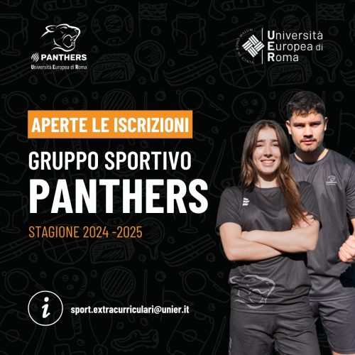 2024 - UER Panthers - Iscrizioni Gruppo Sportivo